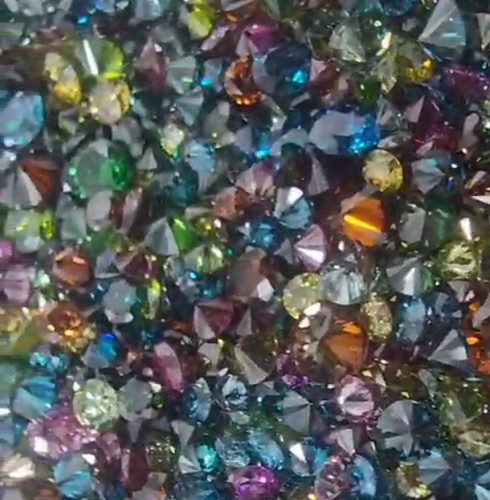 Pcs diamond color samples 1 - 22,